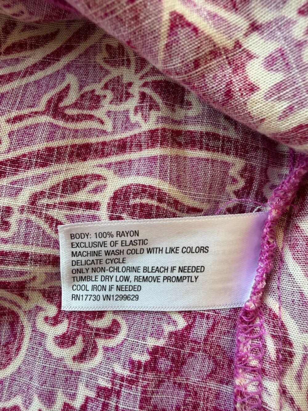 Knox Rose One Shoulder Pink Print Dress S - Picture 7 of 7
